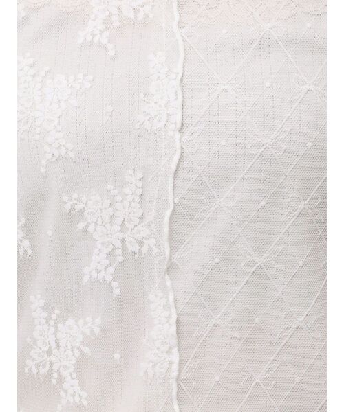 merry jenny（メリージェニー）の「シアーレースコンビTOPS（Tシャツ/カットソー・レディース・オフホワイト/アイボリー・FREE）」の9枚目の写真