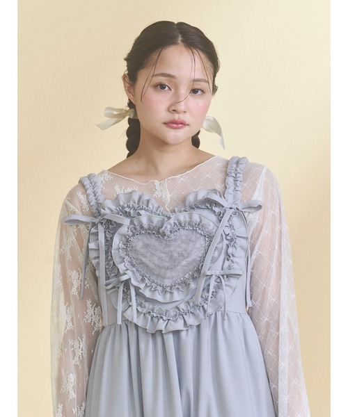 merry jenny(メリージェニー)の「シアーレースコンビTOPS(Tシャツ/カットソー・レディース・オフホワイト/アイボリー・FREE)」の14枚目の写真