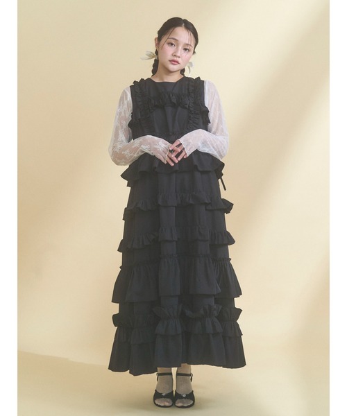 merry jenny（メリージェニー）の「シアーレースコンビTOPS（Tシャツ/カットソー・レディース・オフホワイト/アイボリー・FREE）」の16枚目の写真