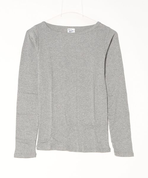 MILLER(ミラー)の「Robert P. Miller / パネルリブ B/N長袖 / 858C(Tシャツ/カットソー・レディース・ブラウン系その他/ブルー系その他/チャコールグレー/グレー・FREE)」の9枚目の写真