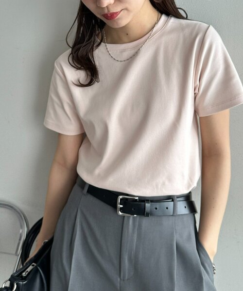 接触冷感/汗染み防止】コンパクトTシャツ（Tシャツ/カットソー