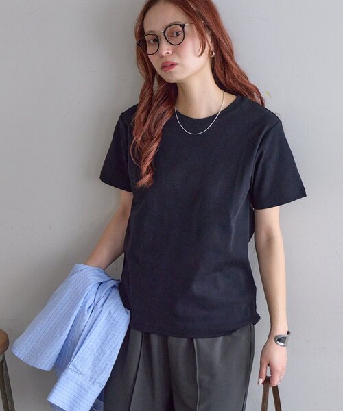 DISCOAT(ディスコート)の「【接触冷感/汗染み防止】コンパクトTシャツ(Tシャツ/カットソー・レディース・グレー系その他/ブラック/ブラウン/ピンク/オフホワイト・LARGE/MEDIUM)」の22枚目の写真