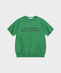HOMEBODY SHORT-SLEEVE SWEATSHIRT (LEAF GREEN)