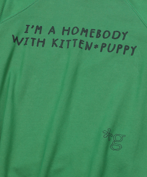 GRUNDEN(グルンデン)の「HOMEBODY SHORT-SLEEVE SWEATSHIRT (LEAF GREEN)(Tシャツ/カットソー・レディース・その他・OS)」の3枚目の写真