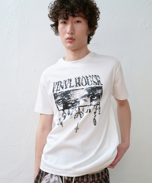 THEVINYLHOUSE(ザバイニルハウス)の「EYES DOWN TEE WHITE(Tシャツ/カットソー・メンズ・その他・SMALL/MEDIUM/LARGE)」の16枚目の写真