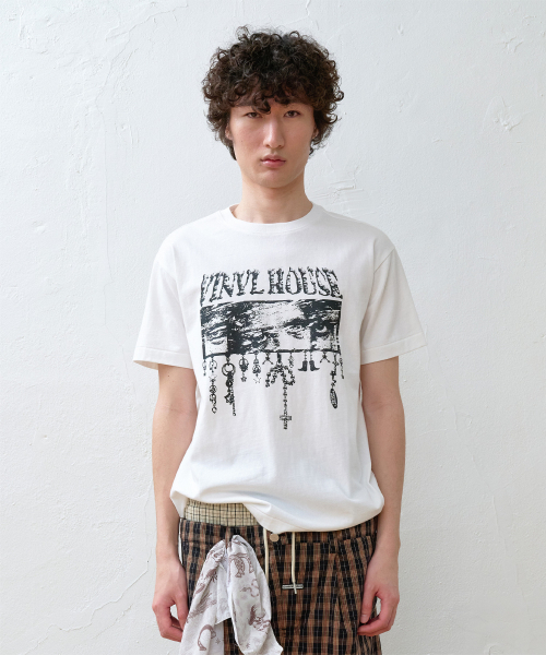 THEVINYLHOUSE(ザバイニルハウス)の「EYES DOWN TEE WHITE(Tシャツ/カットソー・メンズ・その他・SMALL/MEDIUM/LARGE)」の11枚目の写真