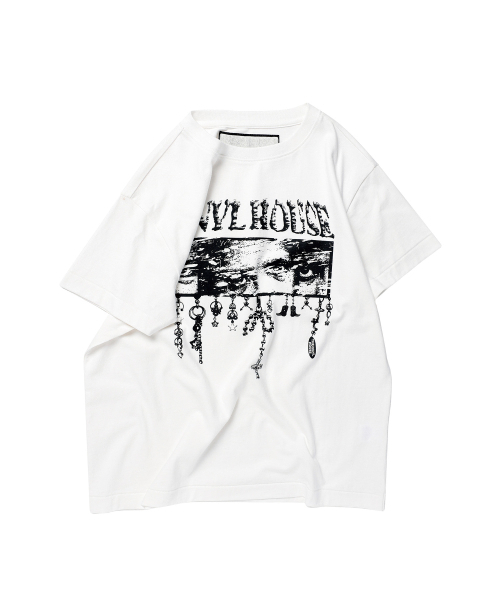 THEVINYLHOUSE(ザバイニルハウス)の「EYES DOWN TEE WHITE(Tシャツ/カットソー・メンズ・その他・SMALL/MEDIUM/LARGE)」の7枚目の写真