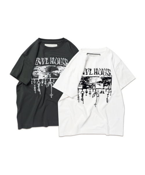 THEVINYLHOUSE(ザバイニルハウス)の「EYES DOWN TEE WHITE(Tシャツ/カットソー・メンズ・その他・SMALL/MEDIUM/LARGE)」の8枚目の写真