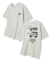 ドライブザロード オーバーサイズ 半袖Tシャツ オートミール