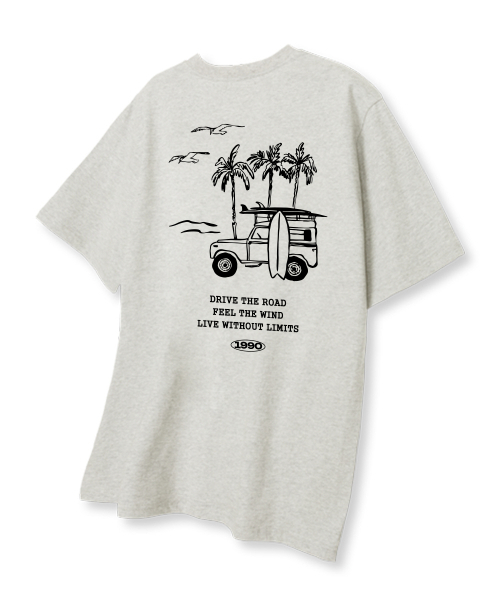 TI.GLAKE(ティーグレイク)の「ドライブザロード オーバーサイズ 半袖Tシャツ オートミール(Tシャツ/カットソー・メンズ・その他・LARGE/X-LARGE/XX-LARGE)」の3枚目の写真