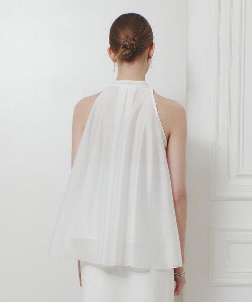 LOULOU WILLOUGHBY(ルルウィルビー)の「【LOULOU WILLOUGHBY】ラッフルレイヤーアメスリブラウス(シャツ/ブラウス・レディース・ブルーグリーン/オフホワイト/ブラック・2)」の17枚目の写真