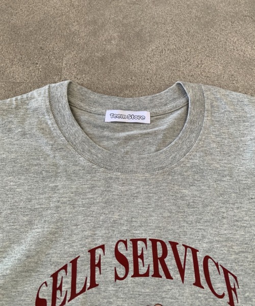Teem Store(チームストア)の「テディベアプリント ロゴ オーバーTシャツ(Tシャツ/カットソー・レディース・ダークグレー/ライトグレー/ホワイト・F)」の15枚目の写真