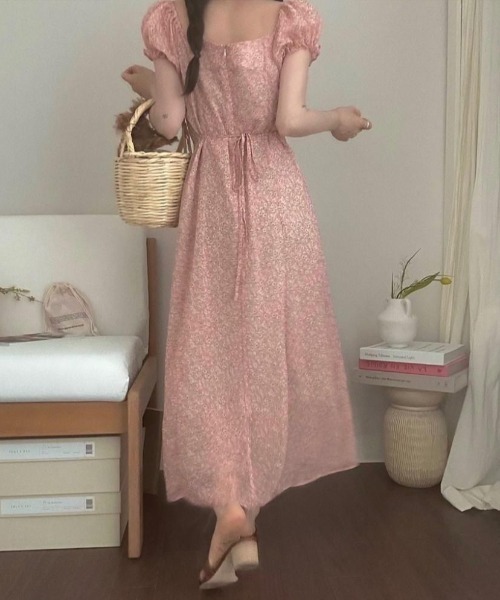 FAVORITO(ファヴォリート)の「花柄ワンピース(ワンピース・レディース・ブラック/ピンク・F)」の19枚目の写真