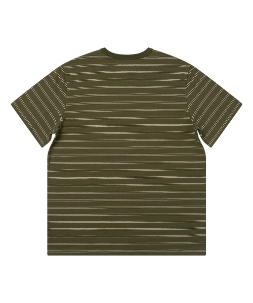 sortie(ソルティ)の「VTG Stripe T-Shirts (Khaki)(Tシャツ/カットソー・メンズ・その他・X-LARGE/LARGE/MEDIUM)」の2枚目の写真