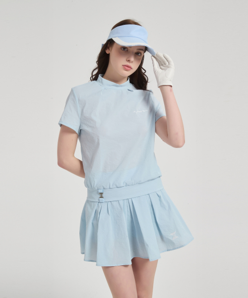 E.PARCA(イパルカ)の「デルフィニウムサマーショートスリーブトップス(Tシャツ/カットソー・レディース・スカイブルー・SMALL/MEDIUM/LARGE)」の2枚目の写真