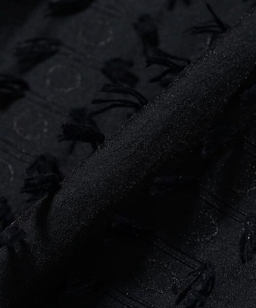 Ray BEAMS(レイビームス)の「フリンジ ラッフル フレンチスリーブ ブラウス(シャツ/ブラウス・レディース・オレンジ/ブラック・ONE SIZE)」の14枚目の写真