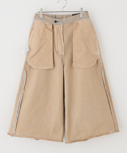 LIVINGTONE(リヴィントーン)の「【LIVINGTONE/リヴィントーン】別注DOLK4 - Flair culottes(その他パンツ・レディース・ベージュ・36/38)」の8枚目の写真