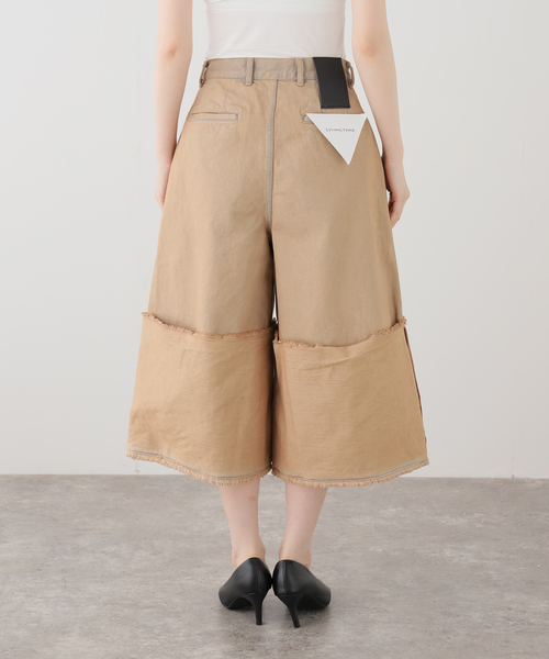 LIVINGTONE(リヴィントーン)の「【LIVINGTONE/リヴィントーン】別注DOLK4 - Flair culottes(その他パンツ・レディース・ベージュ・36/38)」の14枚目の写真