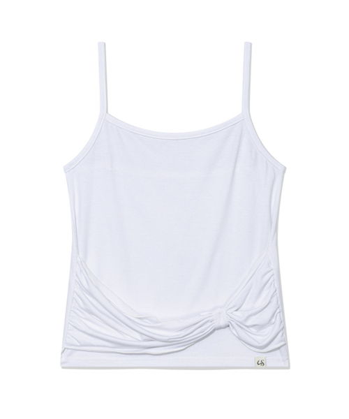 UGLY SHADOW（アグリーシャドウ）の「RIBBON SLEEVELESS(WHITE)（Tシャツ/カットソー・レディース・その他・FREE）」の3枚目の写真
