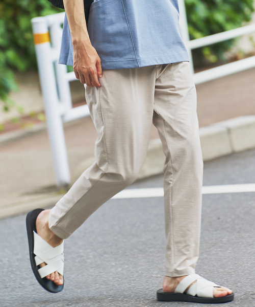 B.C STOCK(ベーセーストック)の「【吸水速乾・4WAY・防シワ・ウォッシャブル・接触冷感】スラブ TAKE IT EASY PT 2(その他パンツ・メンズ・グリーン/グレー/ブラック/チャコールグレー・SMALL/MEDIUM/LARGE/X-LARGE)」の3枚目の写真
