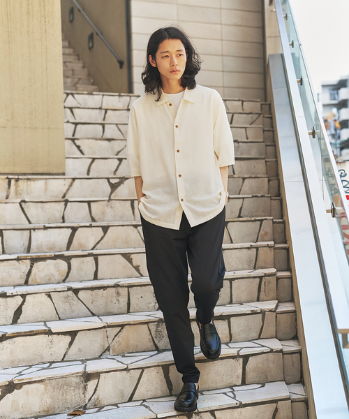 B.C STOCK(ベーセーストック)の「【吸水速乾・4WAY・防シワ・ウォッシャブル・接触冷感】スラブ TAKE IT EASY PT 2(その他パンツ・メンズ・グリーン/グレー/ブラック/チャコールグレー・SMALL/MEDIUM/LARGE/X-LARGE)」の14枚目の写真