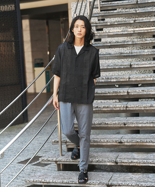 B.C STOCK(ベーセーストック)の「【吸水速乾・4WAY・防シワ・ウォッシャブル・接触冷感】スラブ TAKE IT EASY PT 2(その他パンツ・メンズ・グリーン/グレー/ブラック/チャコールグレー・SMALL/MEDIUM/LARGE/X-LARGE)」の18枚目の写真