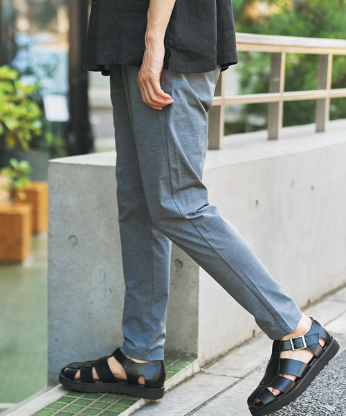 B.C STOCK(ベーセーストック)の「【吸水速乾・4WAY・防シワ・ウォッシャブル・接触冷感】スラブ TAKE IT EASY PT 2(その他パンツ・メンズ・グリーン/グレー/ブラック/チャコールグレー・SMALL/MEDIUM/LARGE/X-LARGE)」の20枚目の写真