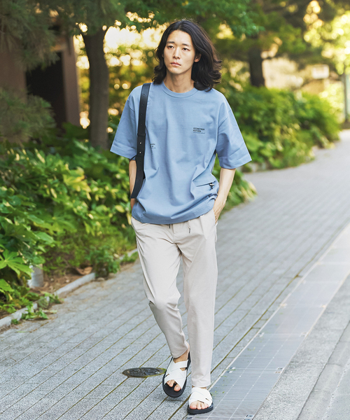 B.C STOCK(ベーセーストック)の「【吸水速乾・4WAY・防シワ・ウォッシャブル・接触冷感】スラブ TAKE IT EASY PT 2(その他パンツ・メンズ・グリーン/グレー/ブラック/チャコールグレー・SMALL/MEDIUM/LARGE/X-LARGE)」の21枚目の写真