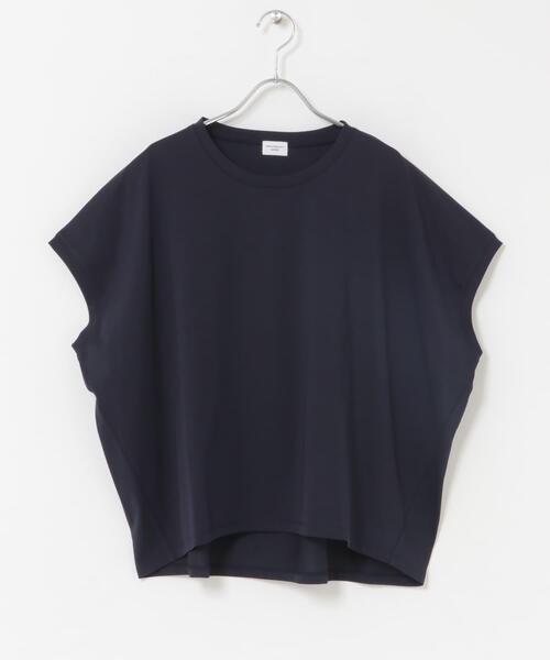 URBAN RESEARCH DOORS（アーバンリサーチドアーズ）の「『UR TECH』汗染み防止ドルマンTシャツ（Tシャツ/カットソー・レディース・ネイビー/グリーン/オフホワイト/チャコールグレー・FREE）」の15枚目の写真