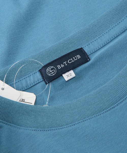 B&T CLUB(ビーティークラブ)の「Tシャツ 半袖 メンズ 大きいサイズ 刺繍×プリント クルーネック カットソー B&T CLUB (ビーアンドティークラブ)(Tシャツ/カットソー・メンズ・ブルーグレー/ホワイト・X1(3L~4L)/X2(4L~5L)/X3(6L~7L))」の21枚目の写真