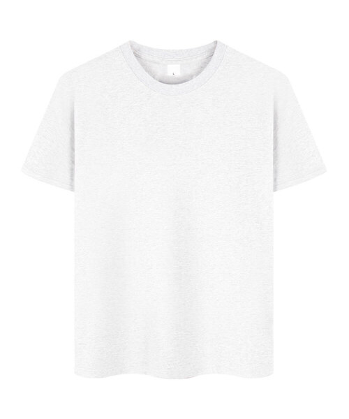 ANEWBROS（アニュブロス）の「ベーシックスタンダードカジュアル半袖Tシャツ10カラー [ANSE_9101]（Tシャツ/カットソー・メンズ・ライトグレー/ホワイト/ブラック/ネイビー/ベージュ/カーキ/バイオレット/グレー/ピンク/レッド・2XL/3XL/4XL/MEDIUM/LARGE/X-LARGE）」の3枚目の写真