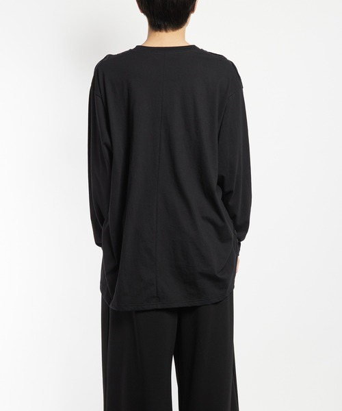 GOMME HOMME(ゴムオム)の「ジャガードコクーンT(Tシャツ/カットソー・メンズ・ブラック・MEDIUM)」の9枚目の写真