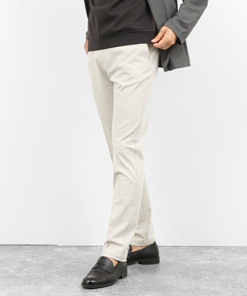 NOLLEY’S(ノーリーズ)の「《ビジカジ対応》INFITEX ロイヤルOX スリムフィットパンツ 26SS(その他パンツ・メンズ・アイボリー/グレー/ネイビー/ブルー・S/XXL/XL/L/M)」の7枚目の写真