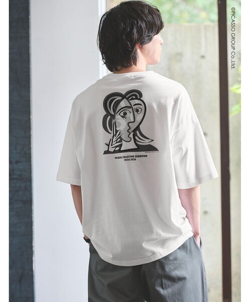 green label relaxing（グリーンレーベルリラクシング）の「【別注】＜PABLO PICASSO＞インスパイアアート プリント 半袖 Tシャツ カットソー（Tシャツ/カットソー・メンズ・その他1/その他4/その他2/その他3・XL/M/L）」の4枚目の写真