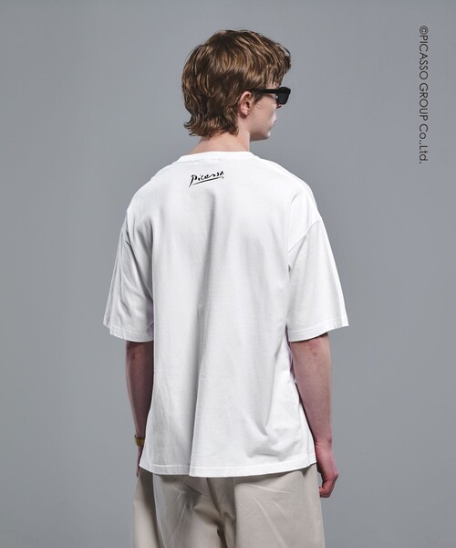 green label relaxing(グリーンレーベルリラクシング)の「【別注】<PABLO PICASSO>インスパイアアート プリント 半袖 Tシャツ カットソー(Tシャツ/カットソー・メンズ・その他1/その他4/その他2/その他3・XL/M/L)」の6枚目の写真