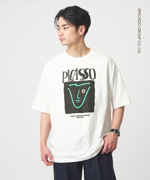 green label relaxing（グリーンレーベルリラクシング）の「【別注】＜PABLO PICASSO＞インスパイアアート プリント 半袖 Tシャツ カットソー（Tシャツ/カットソー・メンズ・その他1/その他4/その他2/その他3・XL/M/L）」の8枚目の写真
