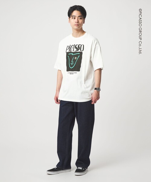green label relaxing（グリーンレーベルリラクシング）の「【別注】＜PABLO PICASSO＞インスパイアアート プリント 半袖 Tシャツ カットソー（Tシャツ/カットソー・メンズ・その他1/その他4/その他2/その他3・XL/M/L）」の10枚目の写真