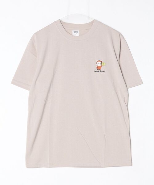 ALWAYS GOOD TIME（オルウェイズグッドタイム）の「【CuriousGeorge/おさるのジョージ】キャラクタープリント半袖Tシャツ(ＤＲＹ）（Tシャツ/カットソー・メンズ・サックスブルー/ブラック/ブラウン/グレイッシュベージュ・LARGE/MEDIUM）」の3枚目の写真