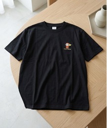 ALWAYS GOOD TIME | 【CuriousGeorge/おさるのジョージ】ワンポイント＆バックプリント キャラクタープリント半袖Tシャツ(ＤＲＹ）ユニセックス(Tシャツ/カットソー)