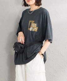 REMI RELIEF（レミレリーフ）の「[REMI RELIEF/レミレリーフ] 別注 ビッグシルエット SP加工プリントTシャツ（Tシャツ/カットソー）」
