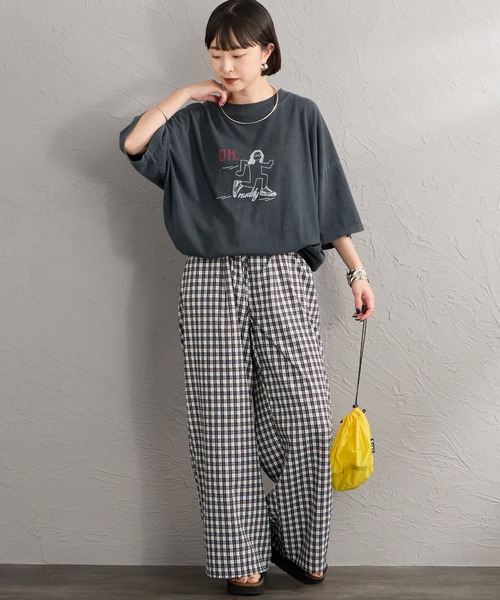 REMI RELIEF（レミレリーフ）の「[REMI RELIEF/レミレリーフ] 別注 ビッグシルエット SP加工プリントTシャツ（Tシャツ/カットソー・レディース・D/B/C/A/F/E・F/S/M）」の10枚目の写真