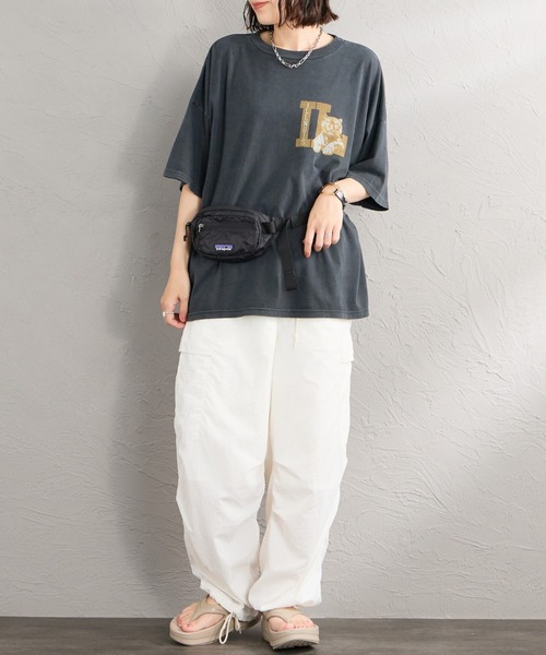 REMI RELIEF（レミレリーフ）の「[REMI RELIEF/レミレリーフ] 別注 ビッグシルエット SP加工プリントTシャツ（Tシャツ/カットソー・レディース・D/B/C/A/F/E・F/S/M）」の7枚目の写真