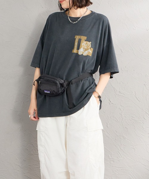 REMI RELIEF（レミレリーフ）の「[REMI RELIEF/レミレリーフ] 別注 ビッグシルエット SP加工プリントTシャツ（Tシャツ/カットソー・レディース・D/B/C/A/F/E・F/S/M）」の18枚目の写真
