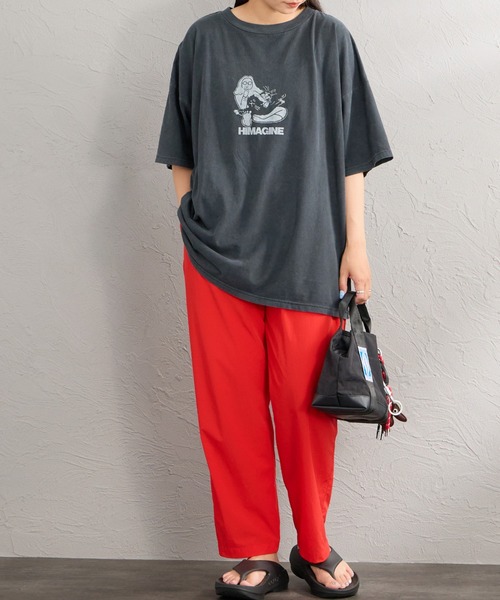 REMI RELIEF（レミレリーフ）の「[REMI RELIEF/レミレリーフ] 別注 ビッグシルエット SP加工プリントTシャツ（Tシャツ/カットソー・レディース・D/B/C/A/F/E・F/S/M）」の17枚目の写真