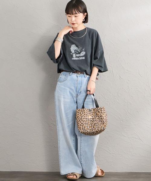 REMI RELIEF（レミレリーフ）の「[REMI RELIEF/レミレリーフ] 別注 ビッグシルエット SP加工プリントTシャツ（Tシャツ/カットソー・レディース・D/B/C/A/F/E・F/S/M）」の16枚目の写真