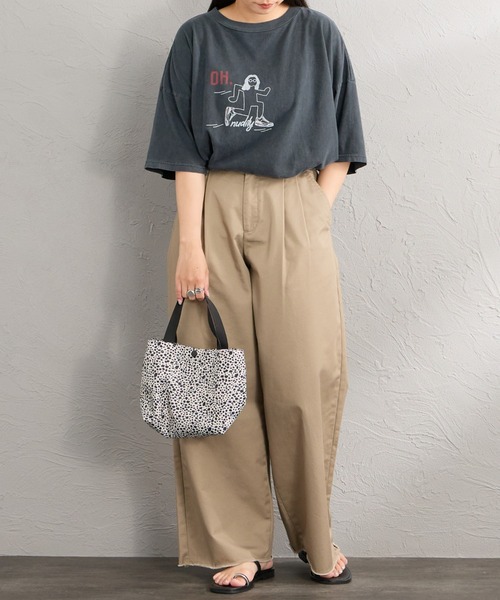 REMI RELIEF（レミレリーフ）の「[REMI RELIEF/レミレリーフ] 別注 ビッグシルエット SP加工プリントTシャツ（Tシャツ/カットソー・レディース・D/B/C/A/F/E・F/S/M）」の11枚目の写真