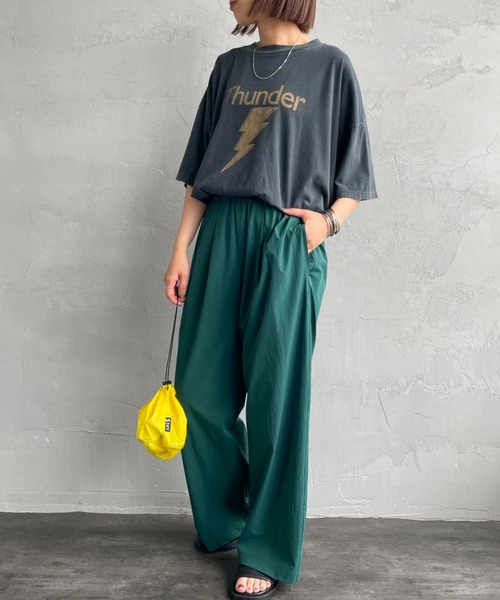 REMI RELIEF（レミレリーフ）の「[REMI RELIEF/レミレリーフ] 別注 ビッグシルエット SP加工プリントTシャツ（Tシャツ/カットソー・レディース・D/B/C/A/F/E・F/S/M）」の13枚目の写真