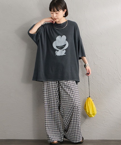 REMI RELIEF（レミレリーフ）の「[REMI RELIEF/レミレリーフ] 別注 ビッグシルエット SP加工プリントTシャツ（Tシャツ/カットソー・レディース・D/B/C/A/F/E・F/S/M）」の8枚目の写真