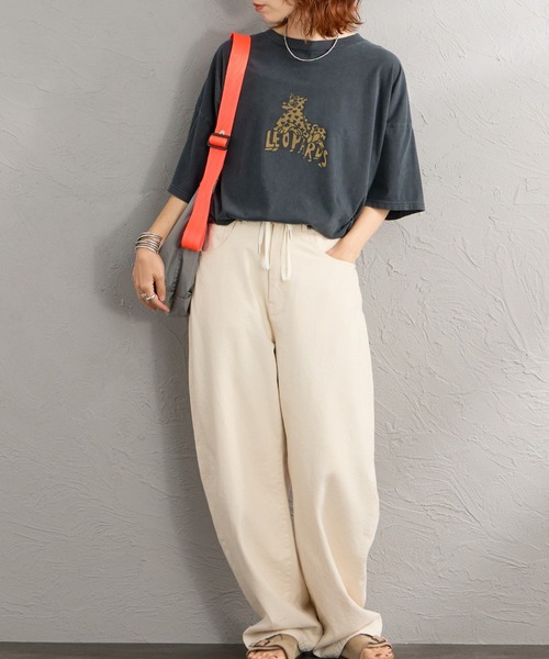 REMI RELIEF（レミレリーフ）の「[REMI RELIEF/レミレリーフ] 別注 ビッグシルエット SP加工プリントTシャツ（Tシャツ/カットソー・レディース・D/B/C/A/F/E・F/S/M）」の15枚目の写真
