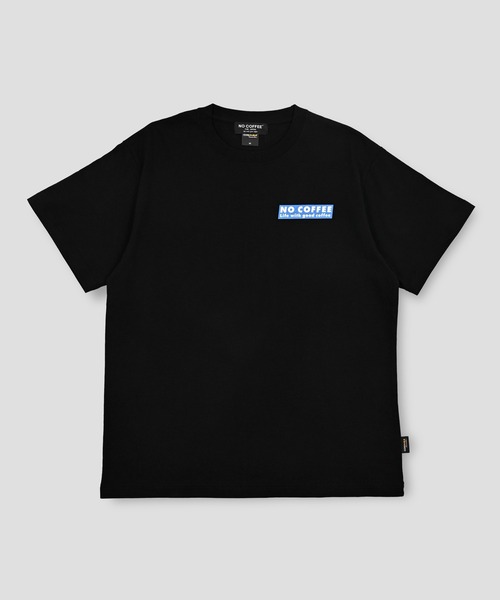 NO COFFEE(ノーコーヒー)の「コーデュラコットン ボックスロゴ S/S Tee(Tシャツ/カットソー・メンズ・ホワイト/ブラック・MEDIUM/LARGE/X-LARGE)」の2枚目の写真